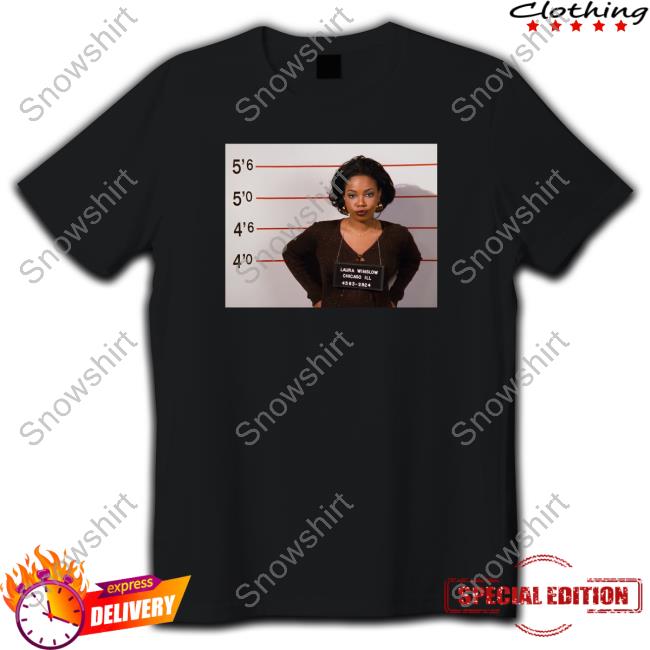 Official Auxgod Laura Winslow Mugshot Chicago Ill 4583-2824 Tee Shirt