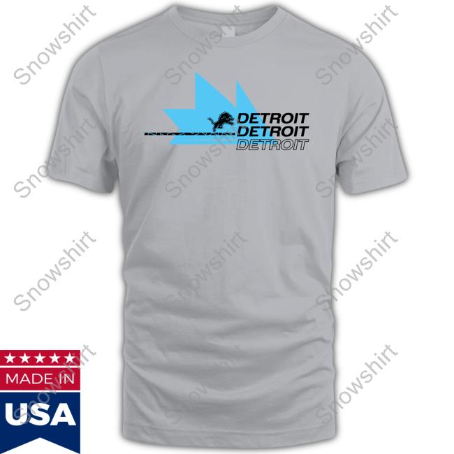 Detroit Detroit Detroit Hoodie Official Ninja Detroit Lions T-Shirt