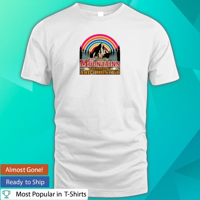 Official The Mountains Are Calling Andi Must Go Top Shirt Spreadshirt Merch Store Shop The Mountains Are Calling Andi Must Go Sweatshirt Spread Shirt