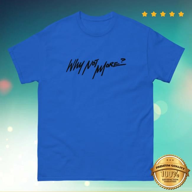 Coco Jones Why Not More? Shirt on Blue