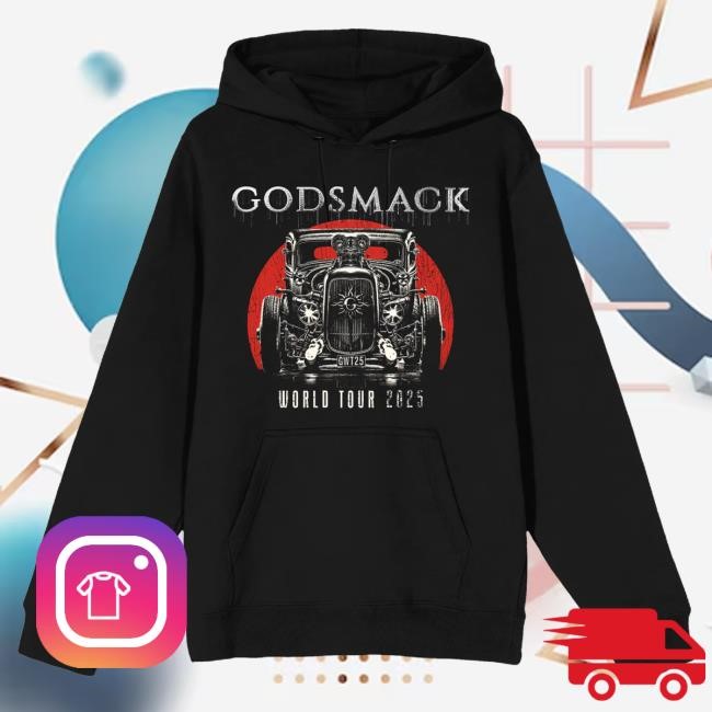 Official Godsmack Merch Store Godsmack World Tour 2025 Popover Hoodie