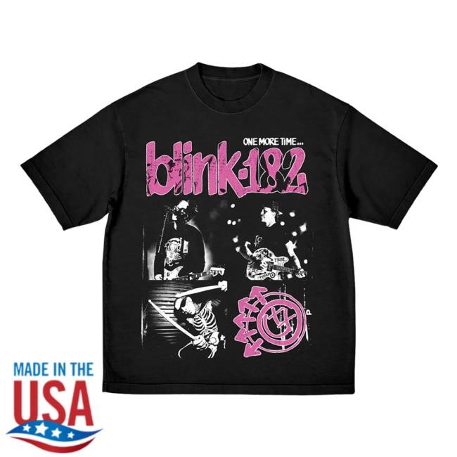 One More Time Photo Short Sleeve Tee - Blink-182 Official Store: Shop Merchandise