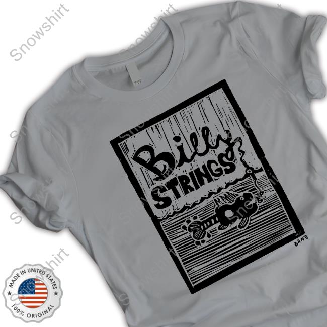 Official Billy Strings Merchandise #7 Danny Barnes Fish Guitar Tee