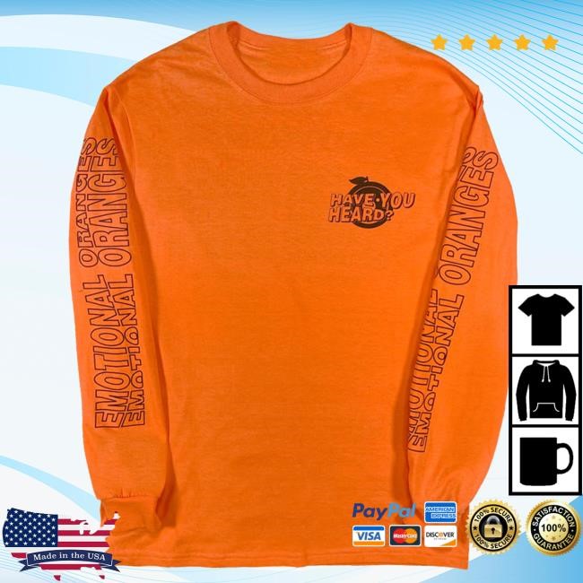 Emotional Oranges Shop Merch Missing In The Desert Orange Long Sleeve New Shirt