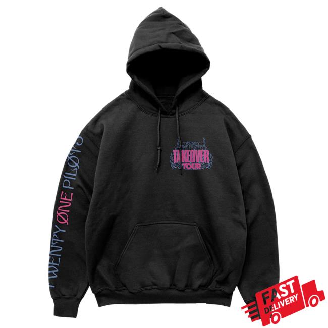 Official 21 Pilots Apparel Clothing Store Merch Twenty One Pilots Takeover Tour Pull Over Hoodie TwentyOnePilots 21Pilots Shop Official 21 Pilots Apparel Clothing Store Merch Twenty One Pilots Takeover Tour Sweater TwentyOnePilots 21Pilots Shop