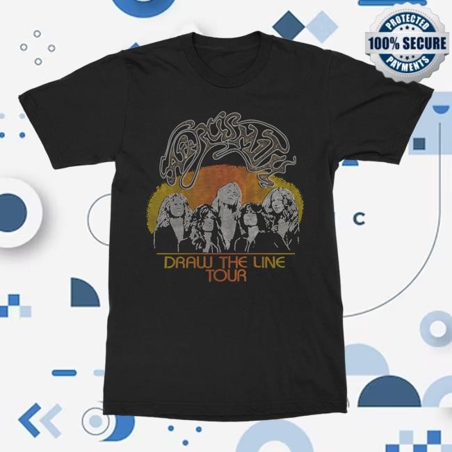 Draw The Line In Concert New Tee Aerosmith Official Store