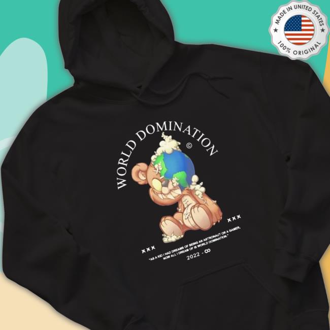Jollz world domination teddy 2022 Tee Official Jollz world domination teddy 2022 T-Shirt