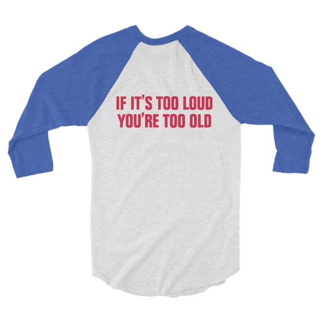 Kiss Too Loud Raglan L/S T Shirt Kiss Band Official Merch Store
