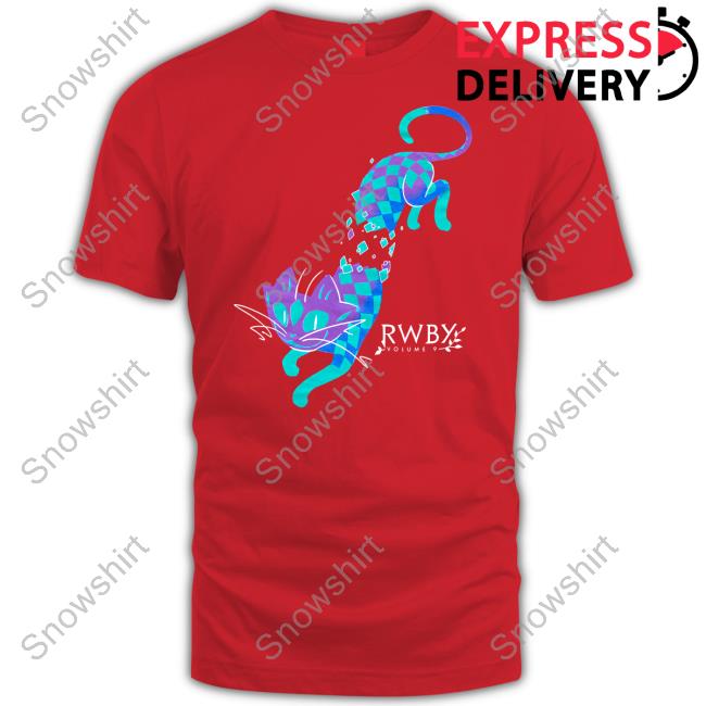 RWBY A Cat Most Curious Shirts RWBY A Cat Most Curious Tee Shirt Rooster Teeth Store