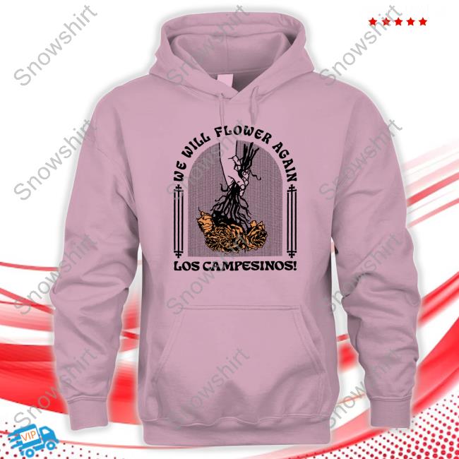 Official Los Campesinos Merch We Will Flower Again T-Shirt We Will Flower Again Tee Shirt