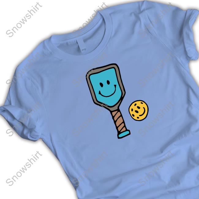 Official Life Is Good Merch Quirky Smiley Pickleball Shirts Quirky Smiley Pickleball Tee Shirt