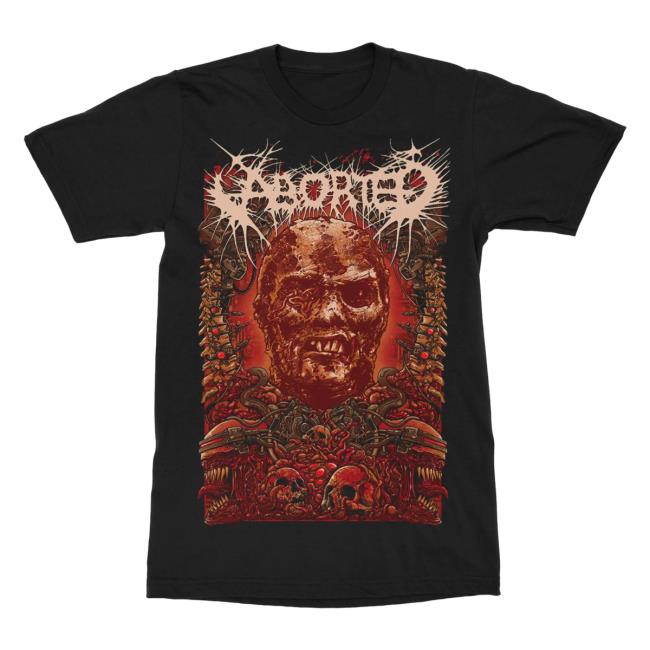 Official Indie Merch Store Shop Aborted "Engineering The Dead Redux" Tees IndieMerchStore