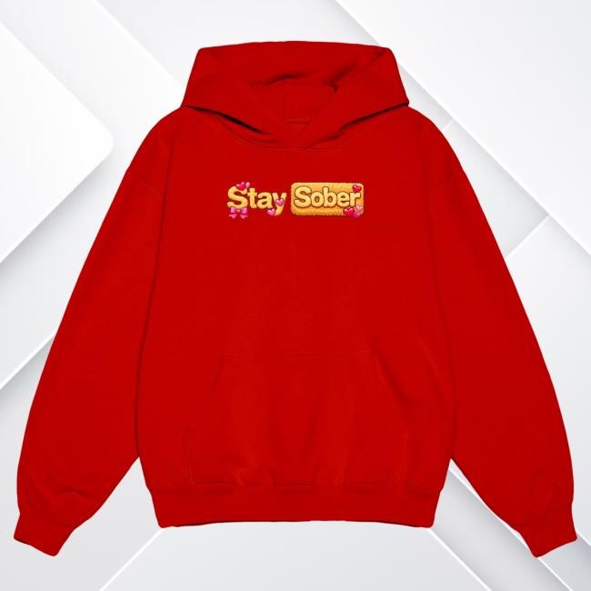 Stay Sober Cozy Hoodie Built For Daily Wear