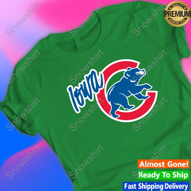 MiLB Iowa Cubs Walking Bear T-Shirt