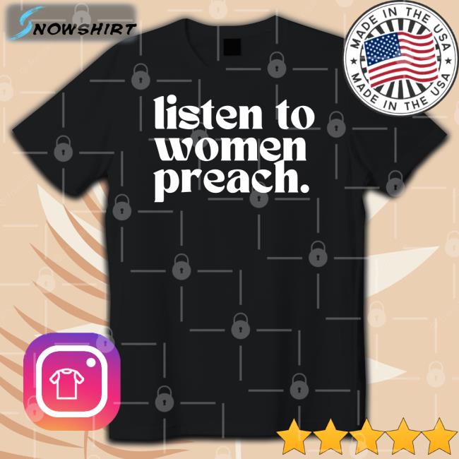 Listen To Women Preach Hoodie The Happy Givers Merch Reverend Jes Kast