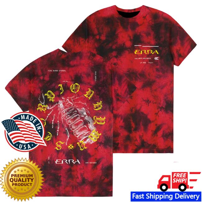 Official Erra Merch Erra Scorpion Red Dye New Shirt
