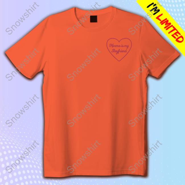 Taylor Swift Store Karma Is My Boyfriend Long Sleeve Tee Taylor Swift Karma Is My Boyfriend Long Sleeve Tee