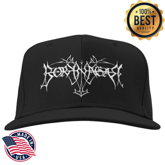 Official Kings Road Merch Store Borknagar Logo Snapback Hat (Black) Kings Road Shop