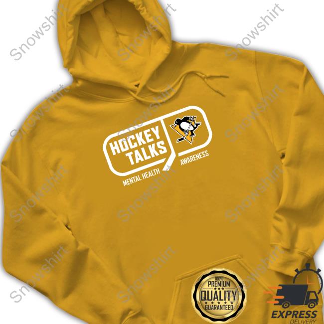Pittsburgh Penguins Hockey Talks Mental Health Awareness Pittsburgh Tee Pittsburgh Penguins Hockey Talks Mental Health Awareness Pittsburgh Tee Shirt