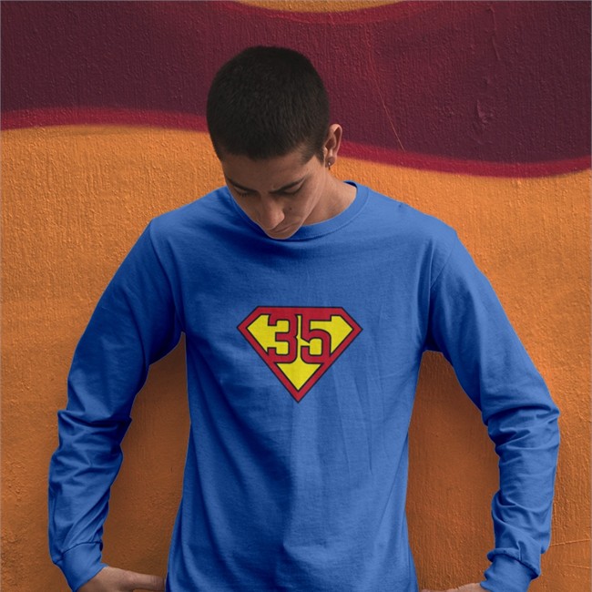 Man Of Steele 35 Tee Shirt Obvious Shirts Obvious Shirts Man Of Steele Long Sleeve Shirt 35