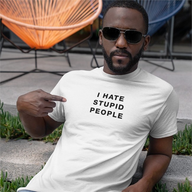I Hate Stupid People Shirt I Hate Stupid People Hoodie Red Susu