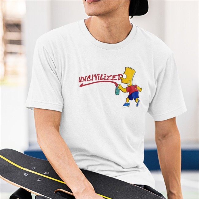 El Barto T Shirt Uncivilized El Barto Tee Shirt
