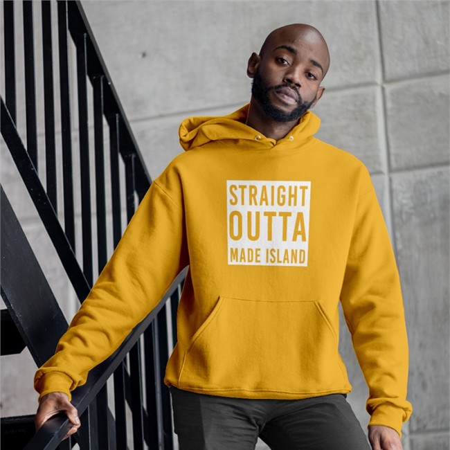 Straight Outta Made Island Hoodie Respectful Memes