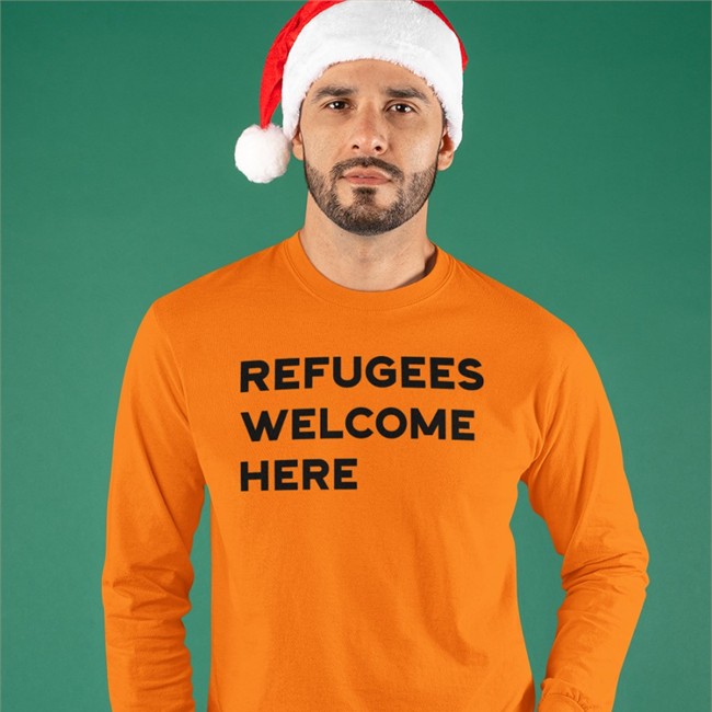 Refugees Welcome Here T Shirt Paul Bloomer Refugees Welcome Here Shirts