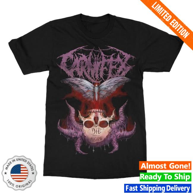 Official Indie Merch Store Shop Carnifex "DWH Skull" Tshirt IndieMerchStore