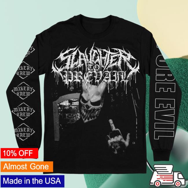 Sumerian Records Rising Merch Slaughter To Prevail Pure Evil Longsleeve RisingMerch