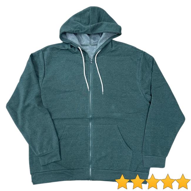 Giant Hoodies Zip Up Giant Hoodie Heather Forest Gianthoodies