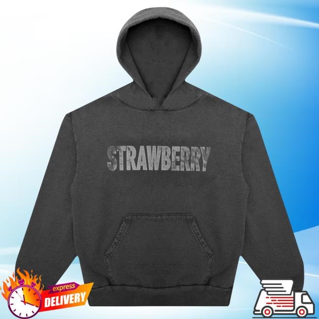 Official Complex Merch Store Shop Strawberry Block Sweatshirts - Vintage Black