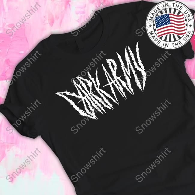 Official Lil Darkie Merch Small Dark One Dark Army Metal T Shirt