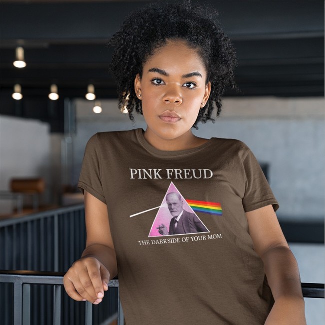 Pink Freud Side Of Your Mom Tee Shirt