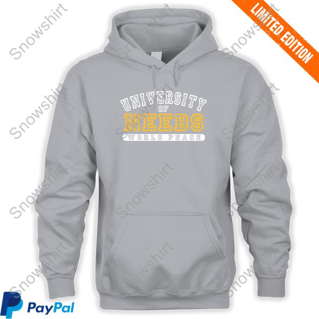 Official Neebs Gaming Merch University Of Neebs Hoodie Neebs Gaming Merch University Of Neebs Pullover Sweatshirt