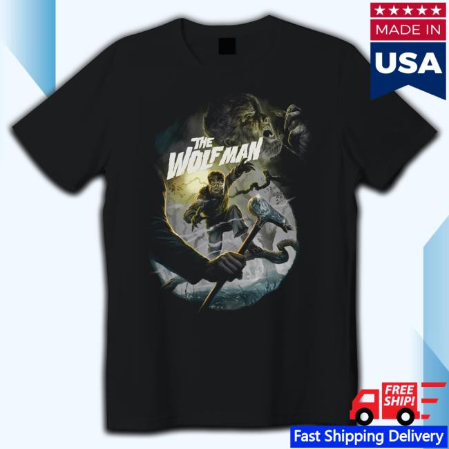 Official The Wolf Man Hoodie Official The Wolf Man Long Sleeve T Shirt