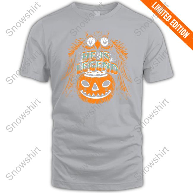 Official Holy Mountain Printing Shop He Is Legend Pumpkin Shirt