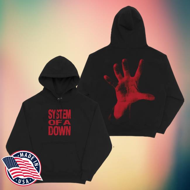 Official System Of A Down Clothing Merch Store Shop System Of A Down Self-Titled Stacked Logo Crew neck Sweatshirt SystemOfADown