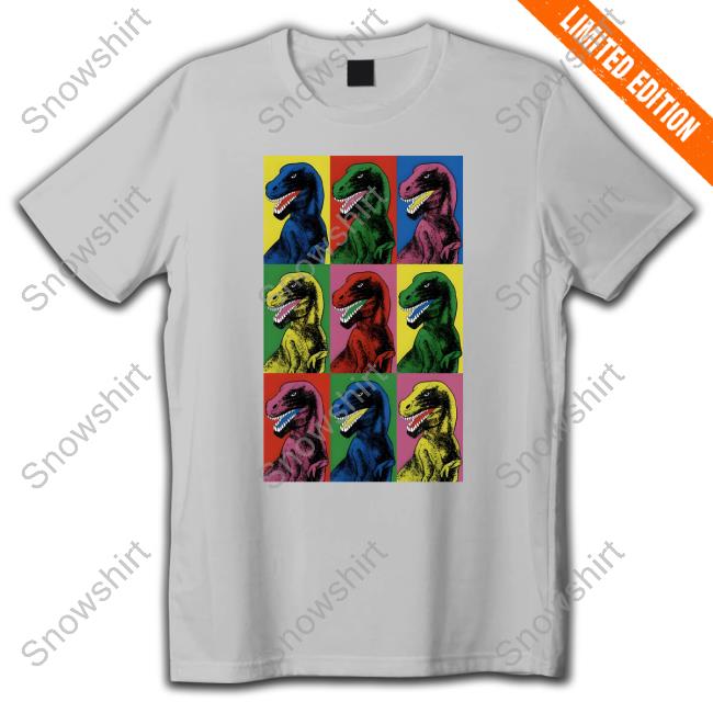 Dinosaur Pop Art T Shirt Dinosaur Pop Art Sweatshirt