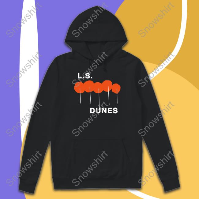 Ls Dunes Merch L.S. Dunes Poppies Hooded Sweatshirt
