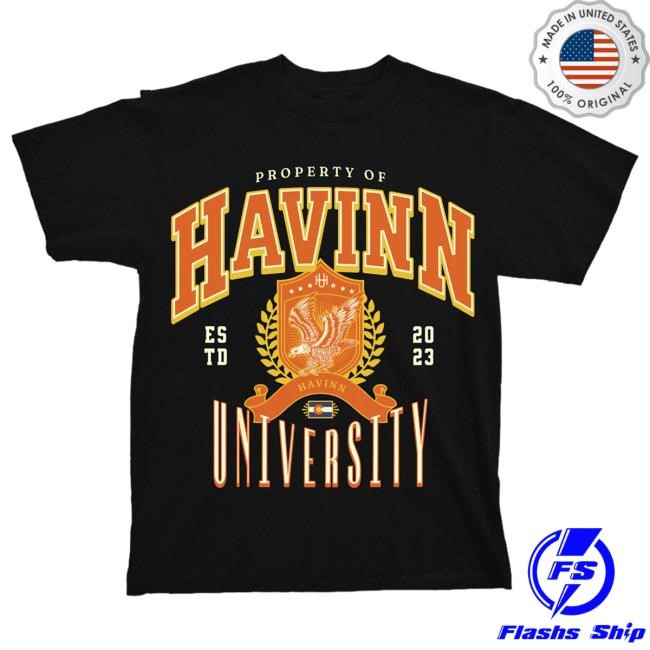 Official Wizz Havinn Havinn University Top Shirt - Black WizzHavinn