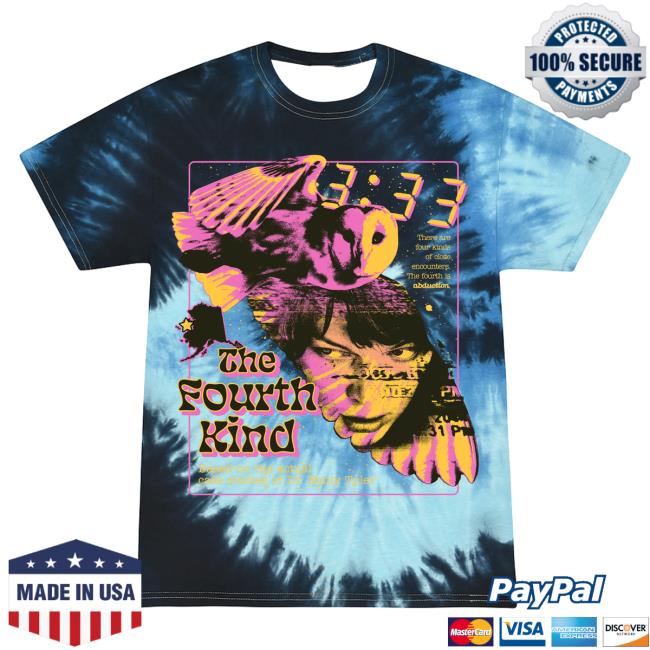 Official Studiohouse Designs Merch Store The Fourth Kind Tiedye T-Shirts Studiohouse Designs Apparel Clothing Shop StudiohouseDesigns