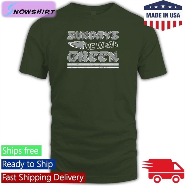 Philly Shirt Shop Sundays We Wear Green Sweatshirt Kate Scott