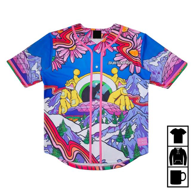 SUBTRONICS SHOP CYCLOPS DOME BASEBALL JERSEY