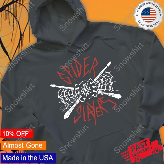 Spider Slayers Band T Shirts Spider Punk Merch Spider Slayers Band Tee Heroesvillains
