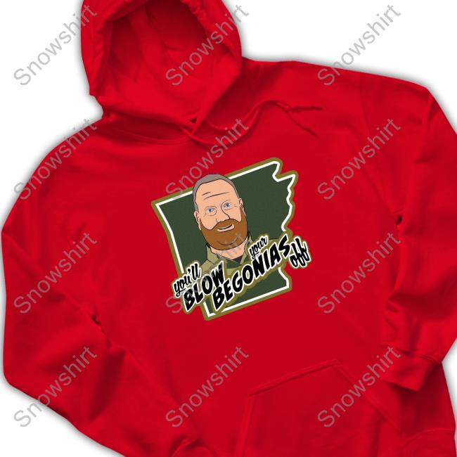 Official On Patrol Live Grizzlidopus You'll Blow Your Begonias Off T-Shirt