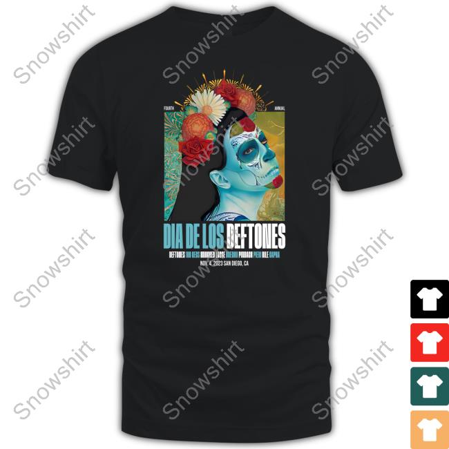 Deftones Merch Dia De Los Deftones 2023 La Catrina Admat Hoodie