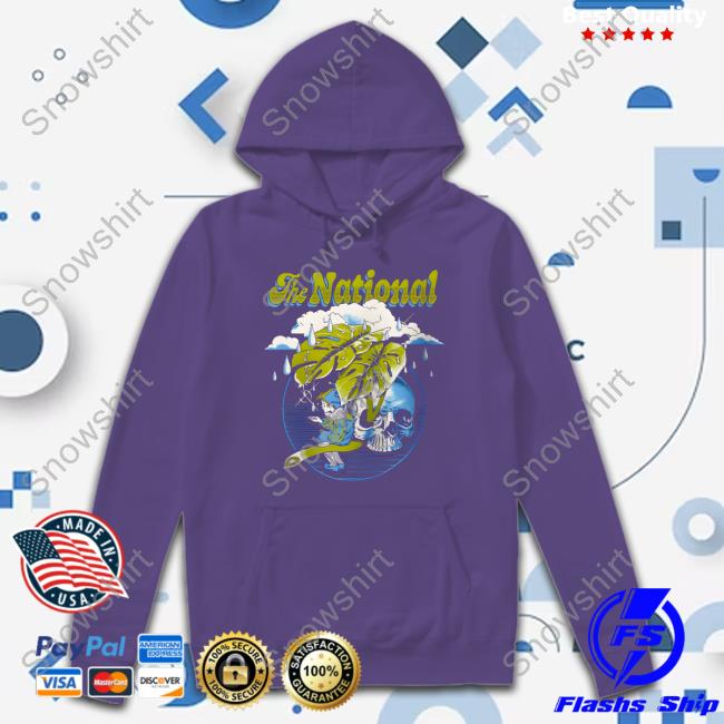Raining Skull Crewneck Sweatshirt The National Raining Skull Hoodie