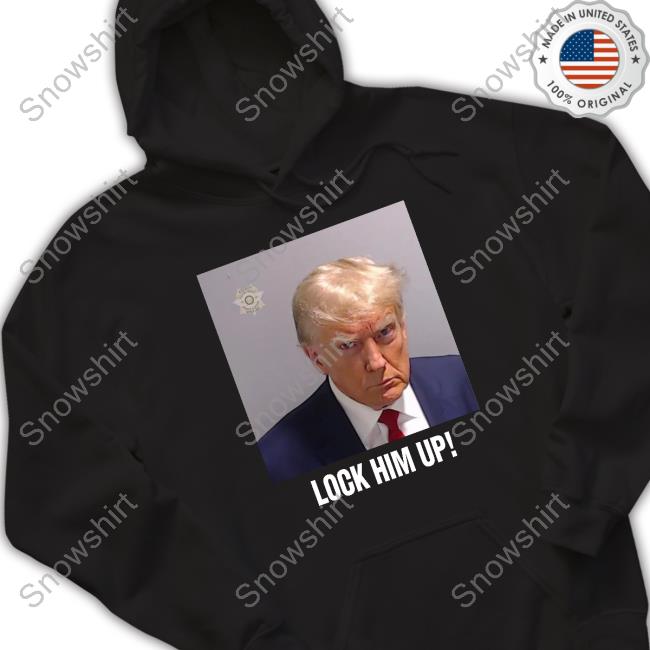 Trump Mugshot Lock Him Up Shirt