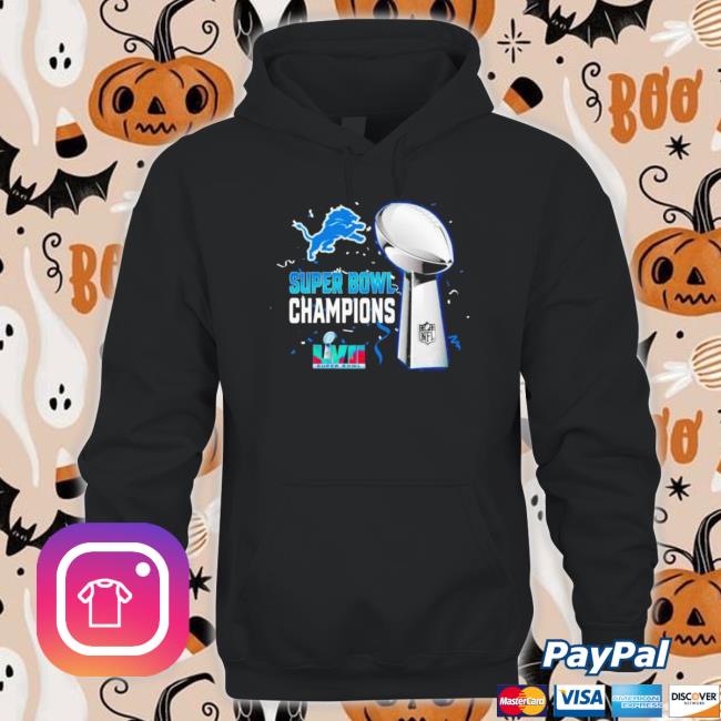 Detroit Lions Super Bowl Lvii 2023 Champions tee shirt Detroit Lions Super Bowl Lvii 2023 Champions Shirts